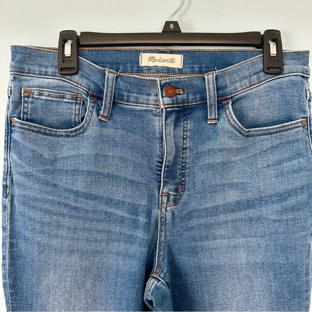 Madewell Roadtripper Skinny Jeans Size 29 Tall Medium Wash High Rise Stretch EUC